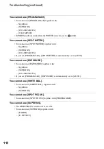 Preview for 112 page of Sony DVD405E Operating Manual