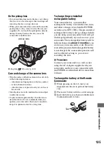 Preview for 135 page of Sony DVD405E Operating Manual