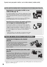 Preview for 10 page of Sony DVD608 (Spanish) Operating Manual