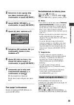 Preview for 23 page of Sony DVD608 (Spanish) Operating Manual