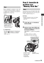 Preview for 25 page of Sony DVD608 (Spanish) Operating Manual