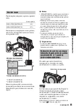 Preview for 35 page of Sony DVD608 (Spanish) Operating Manual