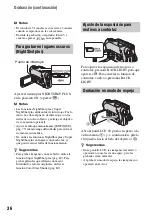 Preview for 36 page of Sony DVD608 (Spanish) Operating Manual