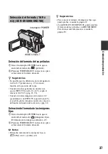 Preview for 37 page of Sony DVD608 (Spanish) Operating Manual