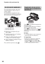 Preview for 40 page of Sony DVD608 (Spanish) Operating Manual