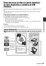 Preview for 43 page of Sony DVD608 (Spanish) Operating Manual