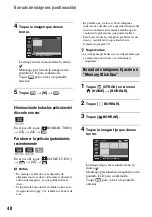 Preview for 48 page of Sony DVD608 (Spanish) Operating Manual