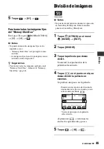 Preview for 49 page of Sony DVD608 (Spanish) Operating Manual