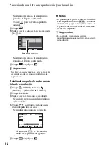 Preview for 52 page of Sony DVD608 (Spanish) Operating Manual