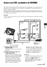 Preview for 53 page of Sony DVD608 (Spanish) Operating Manual