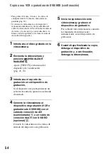 Preview for 54 page of Sony DVD608 (Spanish) Operating Manual