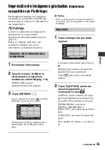 Preview for 55 page of Sony DVD608 (Spanish) Operating Manual