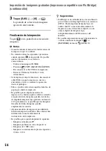 Preview for 56 page of Sony DVD608 (Spanish) Operating Manual