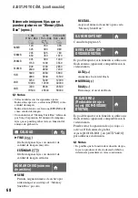 Preview for 68 page of Sony DVD608 (Spanish) Operating Manual