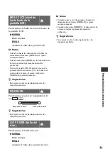 Preview for 71 page of Sony DVD608 (Spanish) Operating Manual