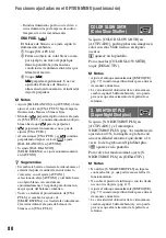 Preview for 80 page of Sony DVD608 (Spanish) Operating Manual