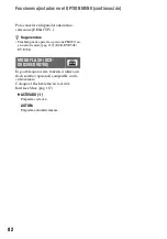 Preview for 82 page of Sony DVD608 (Spanish) Operating Manual