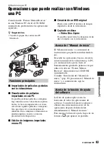 Preview for 83 page of Sony DVD608 (Spanish) Operating Manual