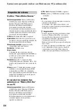 Preview for 84 page of Sony DVD608 (Spanish) Operating Manual