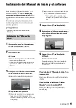 Preview for 85 page of Sony DVD608 (Spanish) Operating Manual