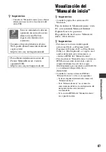 Preview for 87 page of Sony DVD608 (Spanish) Operating Manual