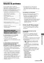 Preview for 89 page of Sony DVD608 (Spanish) Operating Manual