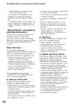 Preview for 106 page of Sony DVD608 (Spanish) Operating Manual