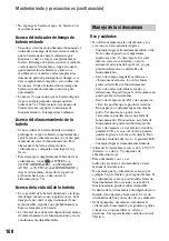 Preview for 108 page of Sony DVD608 (Spanish) Operating Manual