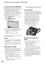 Preview for 110 page of Sony DVD608 (Spanish) Operating Manual