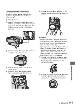 Preview for 111 page of Sony DVD608 (Spanish) Operating Manual