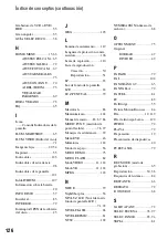 Preview for 126 page of Sony DVD608 (Spanish) Operating Manual