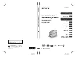 Sony DVD910 - Handycam Camcorder - 2.3 MP Operating Manual preview