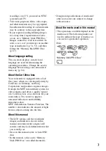 Preview for 7 page of Sony DVD910 - Handycam Camcorder - 2.3 MP Operating Manual