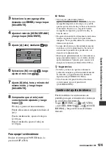 Preview for 139 page of Sony DVD910 - Handycam Camcorder - 2.3 MP Operating Manual