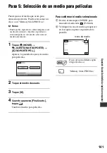 Preview for 141 page of Sony DVD910 - Handycam Camcorder - 2.3 MP Operating Manual