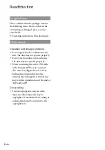 Preview for 6 page of Sony DVDirect Express VRD-P1 Operating Instructions Manual