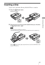 Предварительный просмотр 17 страницы Sony DVDirect VRD-MC3 Operating Instructions Manual