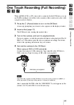 Предварительный просмотр 31 страницы Sony DVDirect VRD-MC3 Operating Instructions Manual