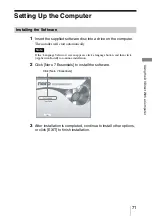 Предварительный просмотр 71 страницы Sony DVDirect VRD-MC3 Operating Instructions Manual