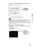 Preview for 61 page of Sony DVDirect VRD-MC5 Operating Instructions Manual