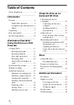 Preview for 4 page of Sony DVDirect VRD-VC10 Operating Instructions Manual