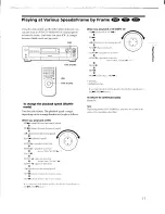 Preview for 17 page of Sony DVP-C650D - Cd/dvd Player Operating Instructions Manual