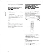 Preview for 18 page of Sony DVP-C650D - Cd/dvd Player Operating Instructions Manual