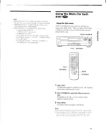 Preview for 19 page of Sony DVP-C650D - Cd/dvd Player Operating Instructions Manual