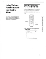 Preview for 25 page of Sony DVP-C650D - Cd/dvd Player Operating Instructions Manual