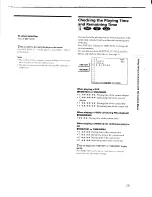 Preview for 29 page of Sony DVP-C650D - Cd/dvd Player Operating Instructions Manual