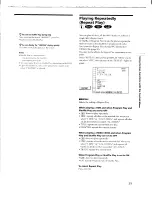 Preview for 39 page of Sony DVP-C650D - Cd/dvd Player Operating Instructions Manual