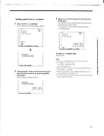 Preview for 41 page of Sony DVP-C650D - Cd/dvd Player Operating Instructions Manual