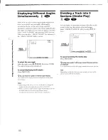 Preview for 46 page of Sony DVP-C650D - Cd/dvd Player Operating Instructions Manual