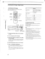 Preview for 64 page of Sony DVP-C650D - Cd/dvd Player Operating Instructions Manual